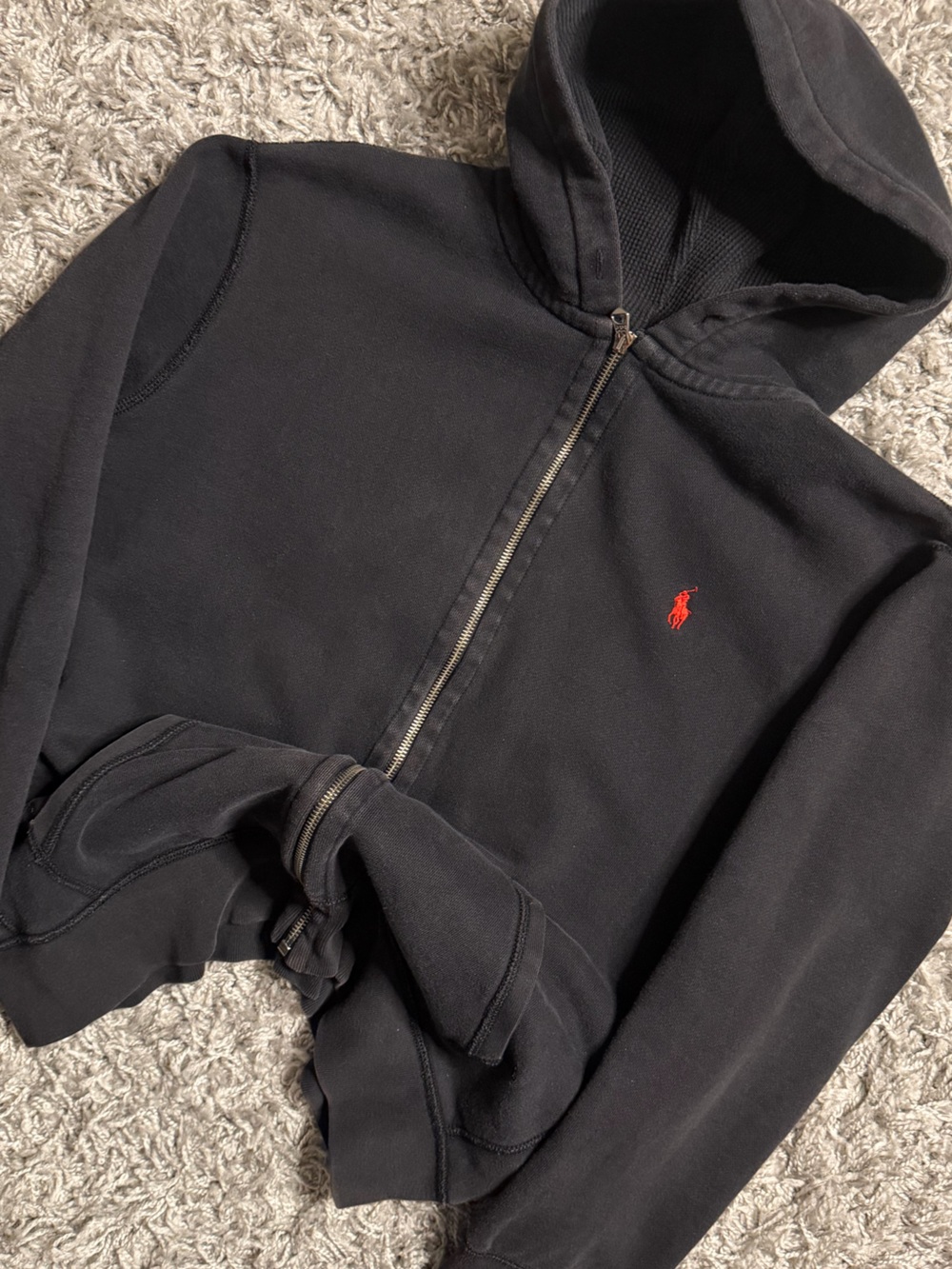 Polo Ralph Lauren Waffle Zip Hoodie